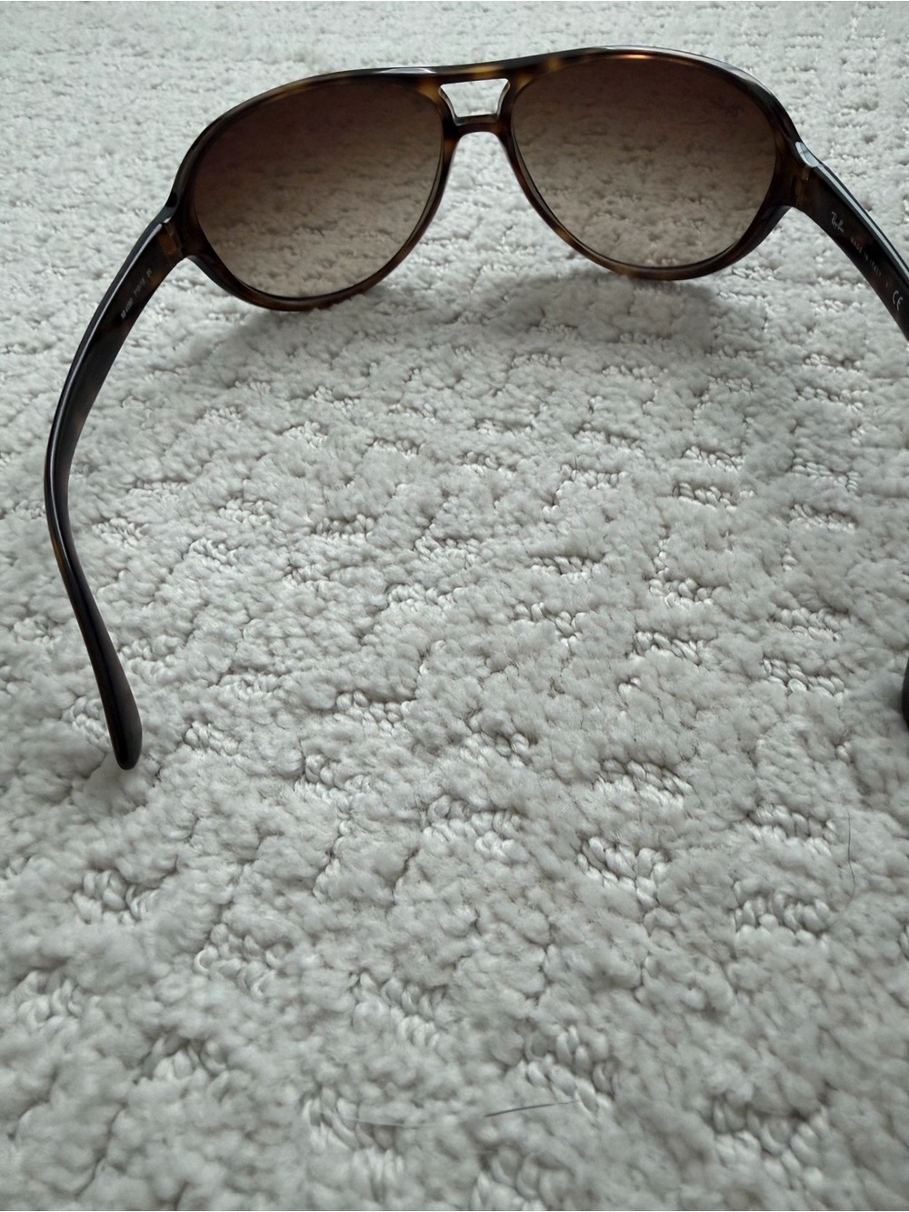 Vintage Ray-Ban Tortoiseshell Frame Sunglasses with Brown Lenses RB 4090 - Picture 5 of 10
